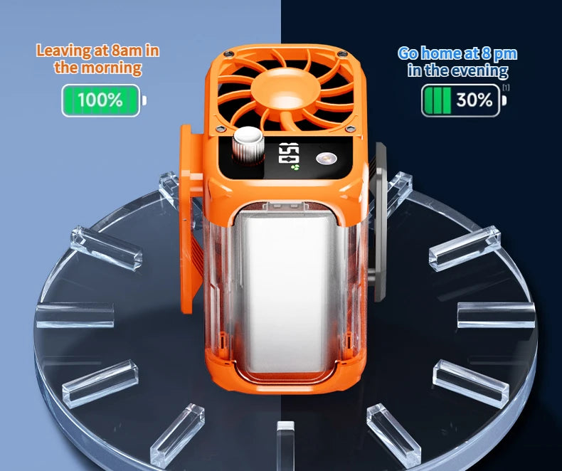 Mini high-speed waist fan