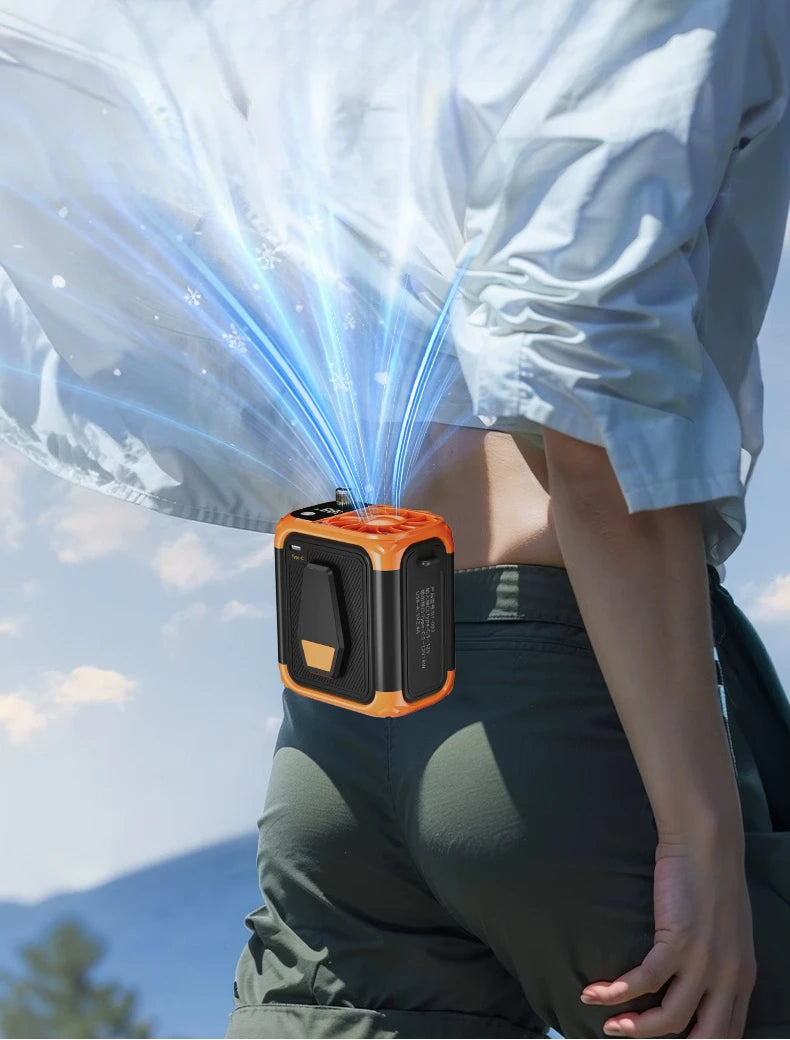 Mini high-speed waist fan