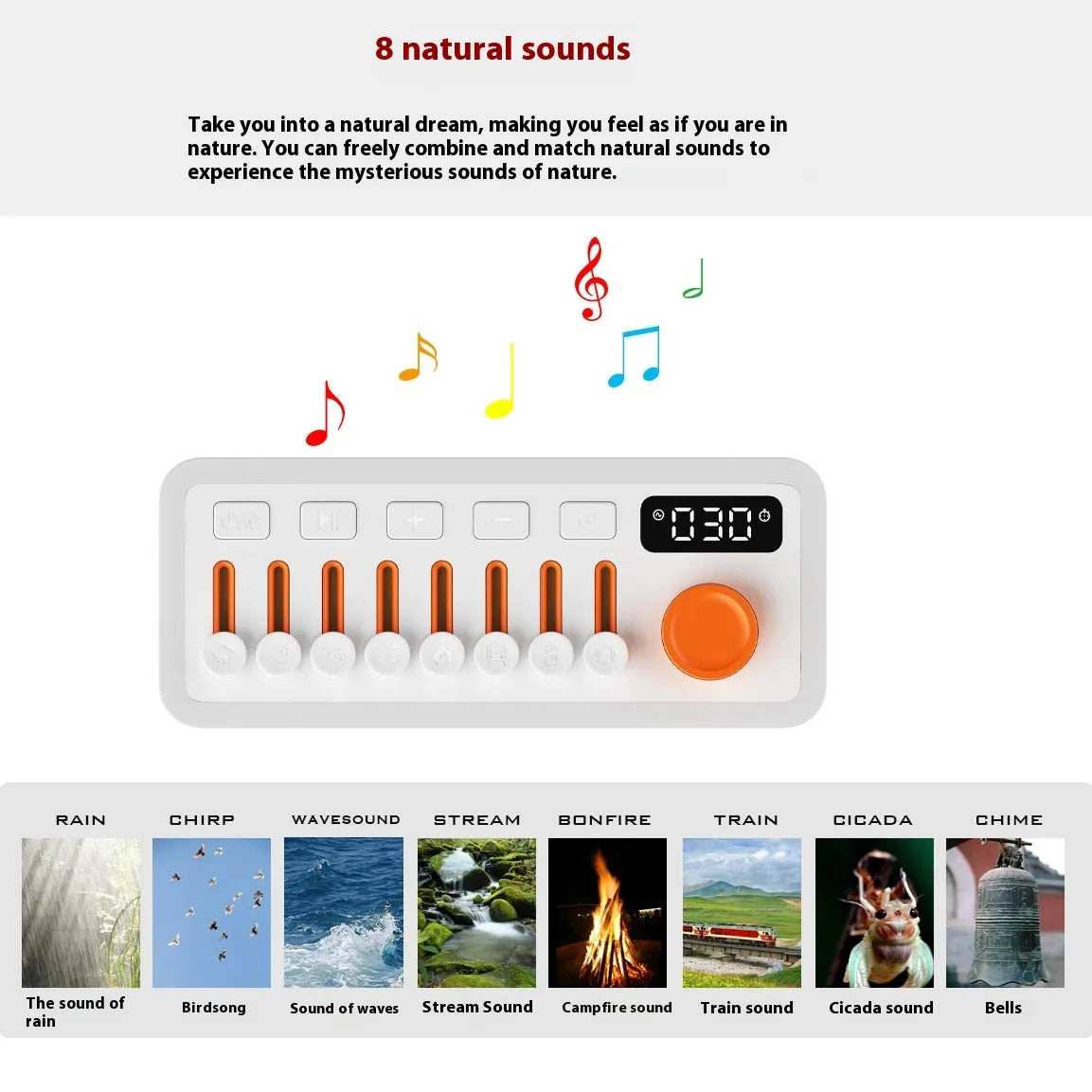White Noise Bluetooth Stereo