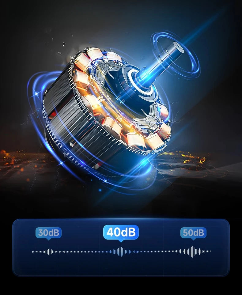 Mini high-speed waist fan