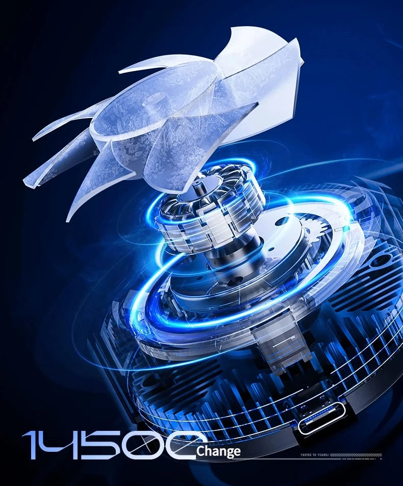 Mini high-speed waist fan