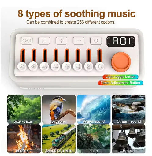 White Noise Bluetooth Stereo